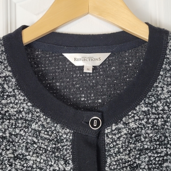 NORTHERN Reflections Wool Blend Button Down Cardigan - Picture 5 of 7
